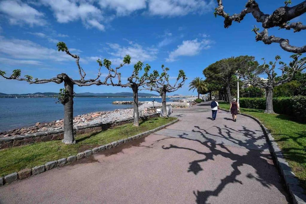 Chaleureux Appartement Face Au Port Sta Lucia, Tout A Pieds, Wifi Saint-Raphaël Kültér fotó